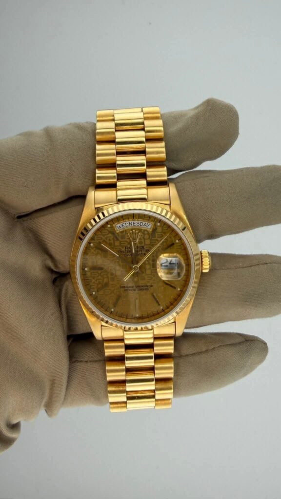 1986 RLX Day-Date 36 Champagne Dial