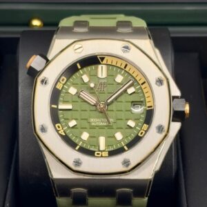 Diver 15720ST Green 42mm Khaki