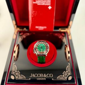 J&co Casino Tourbillon roulette Malachite dial